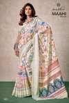 Maahi Vol 04 By Kashvi Linen Printed Saree Wholesale Market In Surat